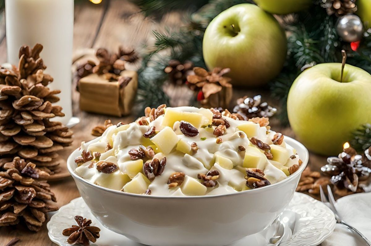 Ensalada de manzana con 5 ingredientes