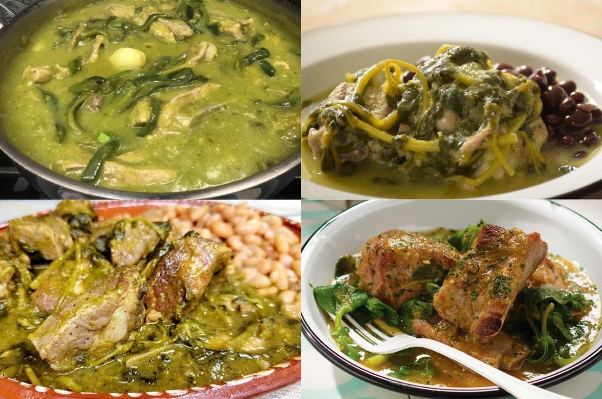 4 recetas de carne de puerco en salsa verde por menos de 90 pesos