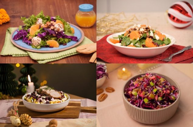 5 recetas de ensaladas navideñas para menú semanal