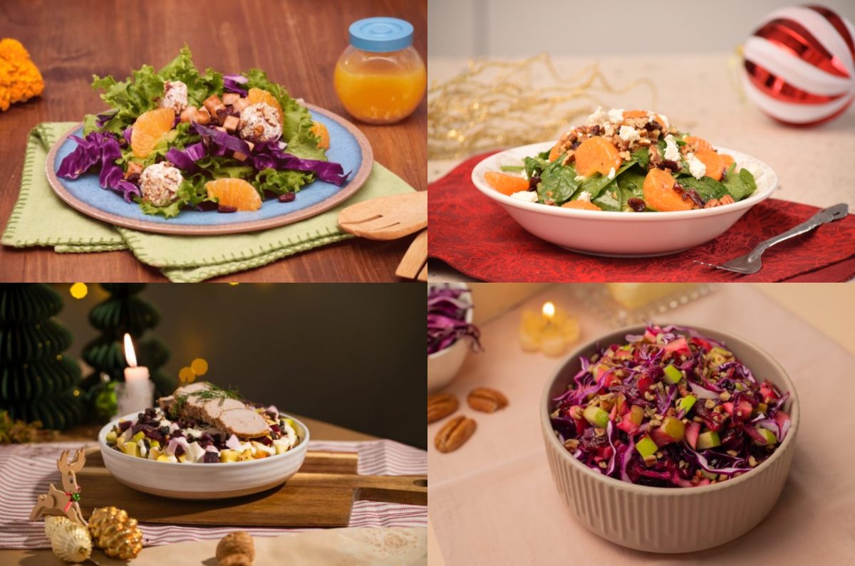 recetas de ensaladas navideñas