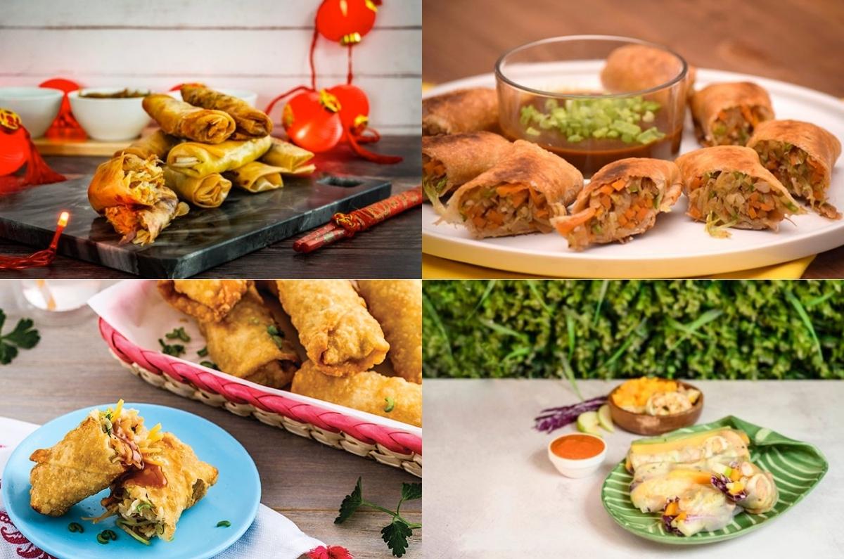 4 recetas de rollitos primavera por menos de 80 pesos