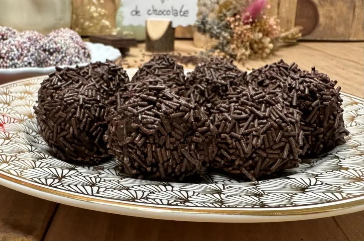 Trufas con chispas.