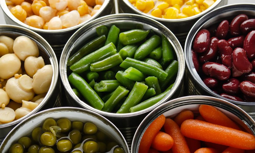 Verduras enlatadas son malas