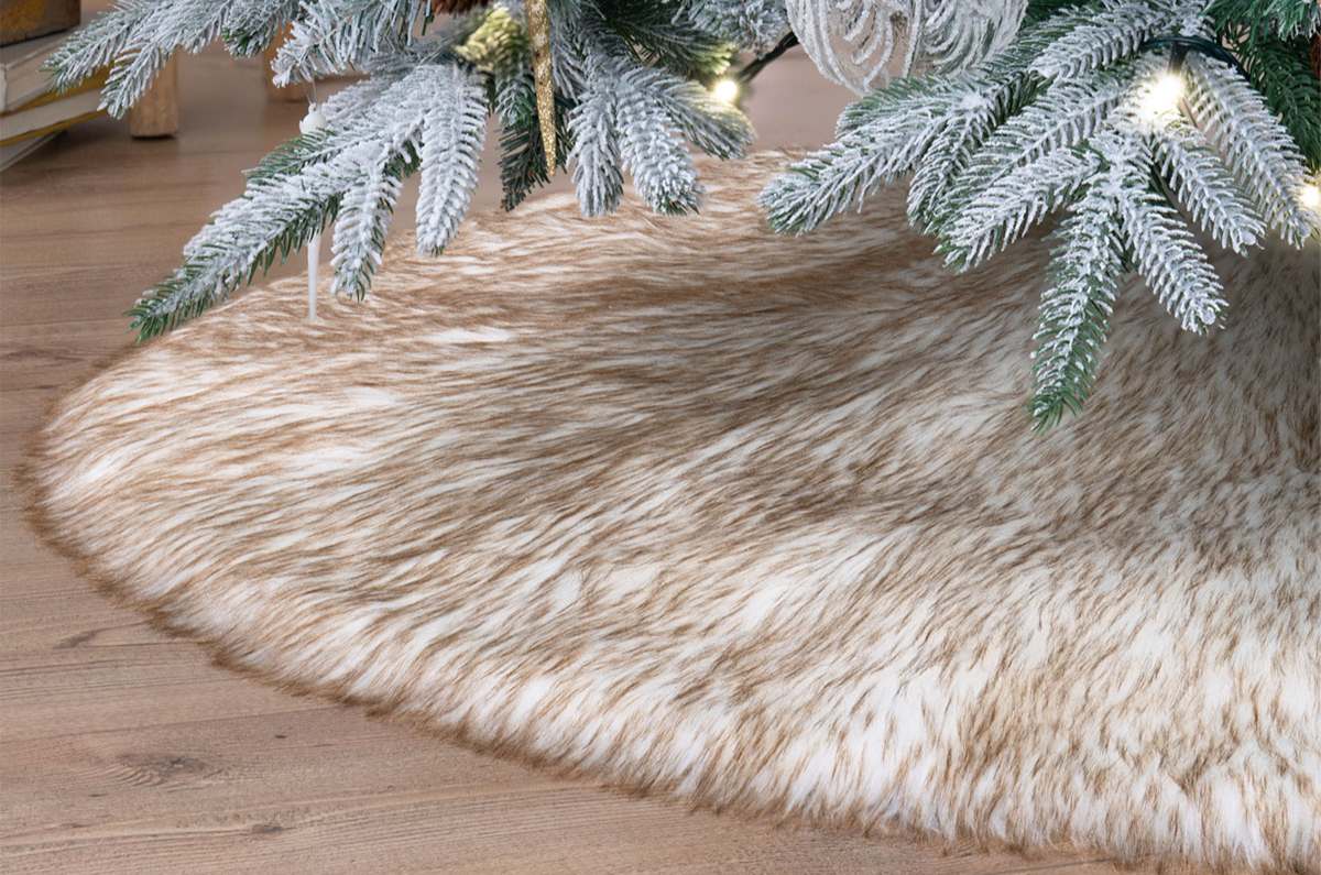 Alformbra afelpada árbol de navidad