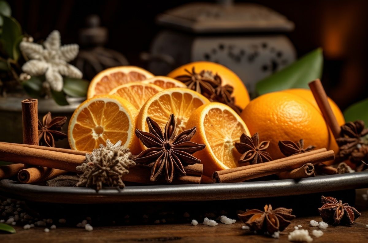Aromatizante casero que huele a Navidad
