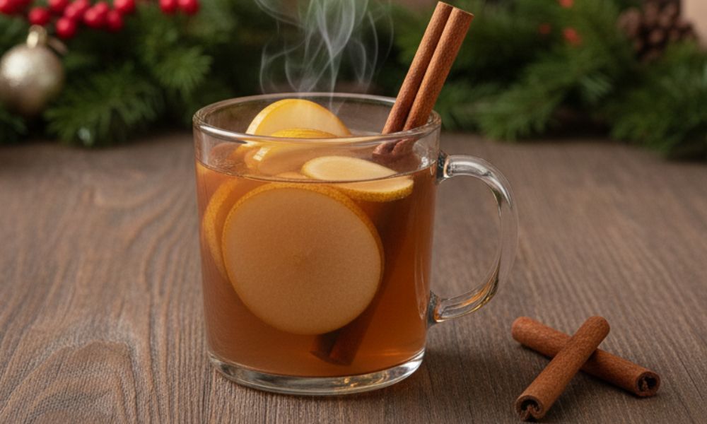 Cómo preparar ponche de pera y jengibre