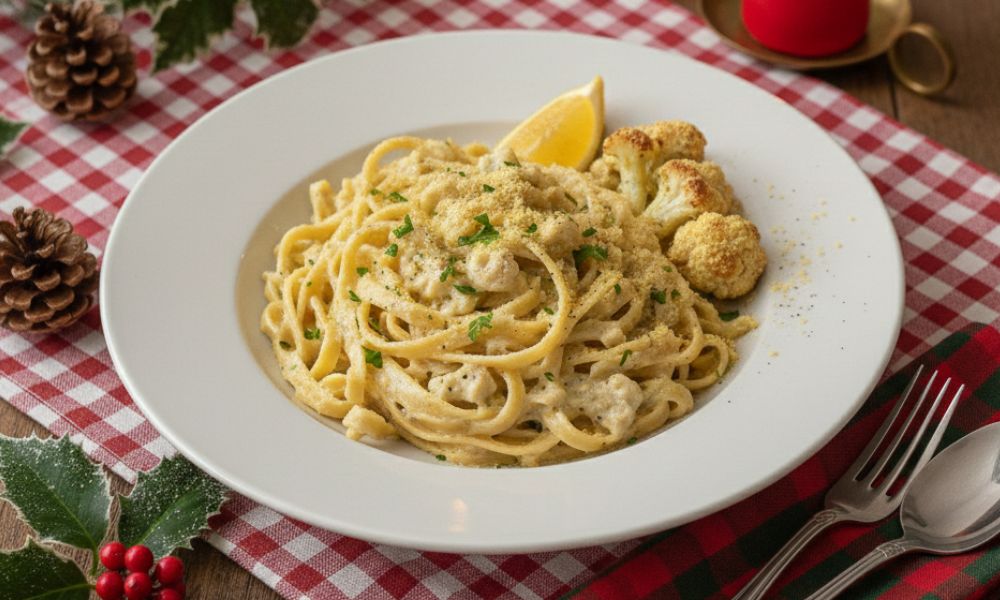 Cómo preparar una pasta Alfredo vegana