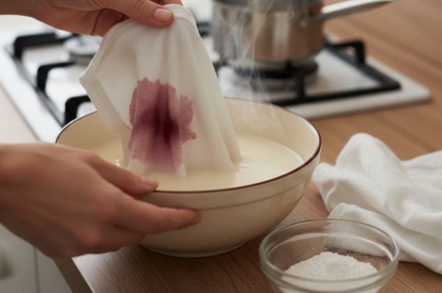 El truco casero con leche para quitar manchas de vino de la ropa y cómo hacerlo correctamente