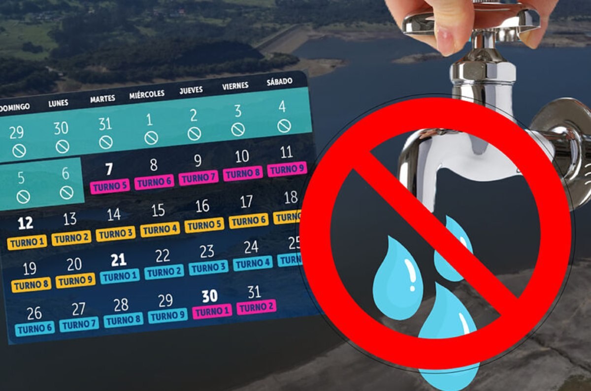 cortes de agua CDMX diciembre