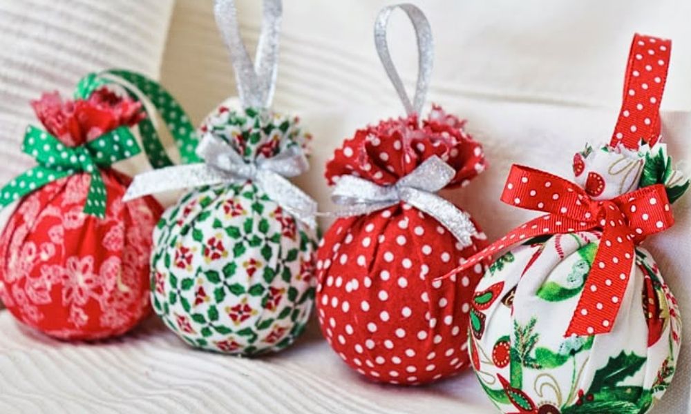 Decoraciones de tela para Navidad