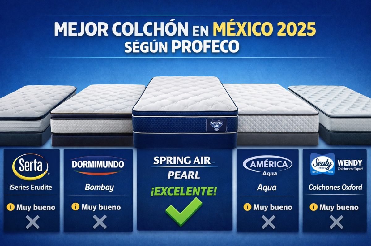 el mejor colchón en México 2025