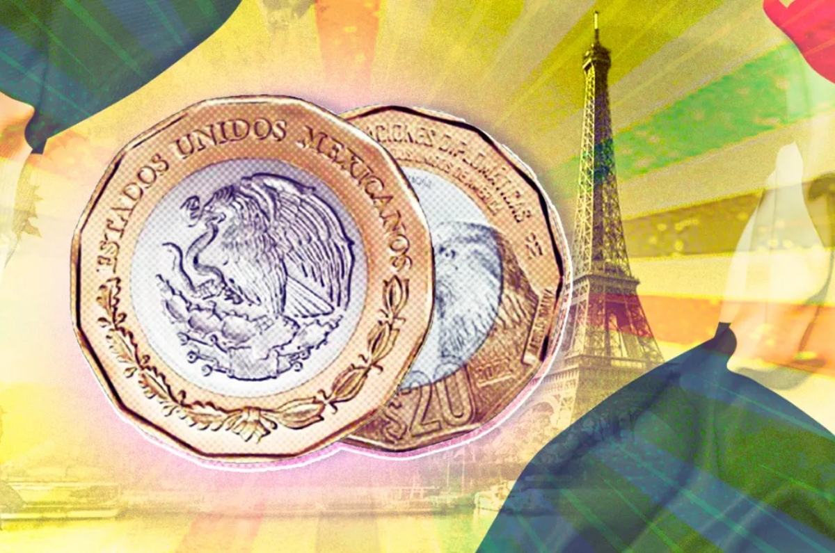 nueva moneda de 20 pesos