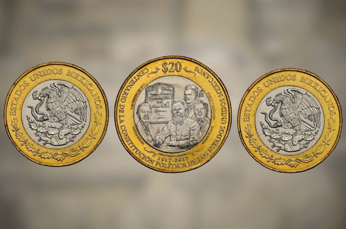 nueva moneda de 20 pesos