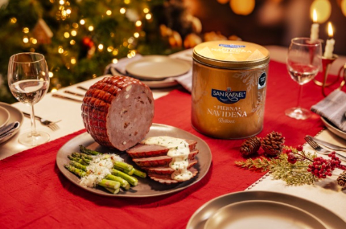 Receta de pierna rellena San Rafael con salsa Dijon