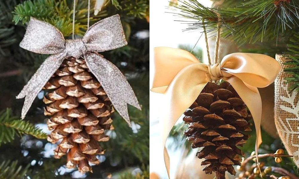 Piñas decorativas Navidad