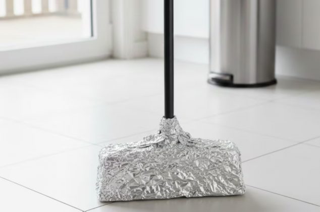 El truco casero que nadie te contó: pon papel aluminio en tu escoba y mira lo que pasa en segundos