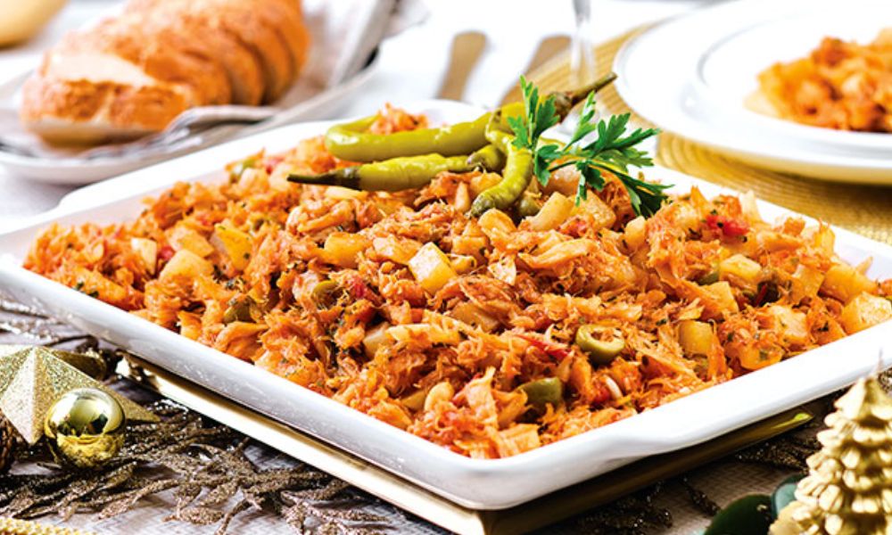 Receta de bacalao a la Vizcaína