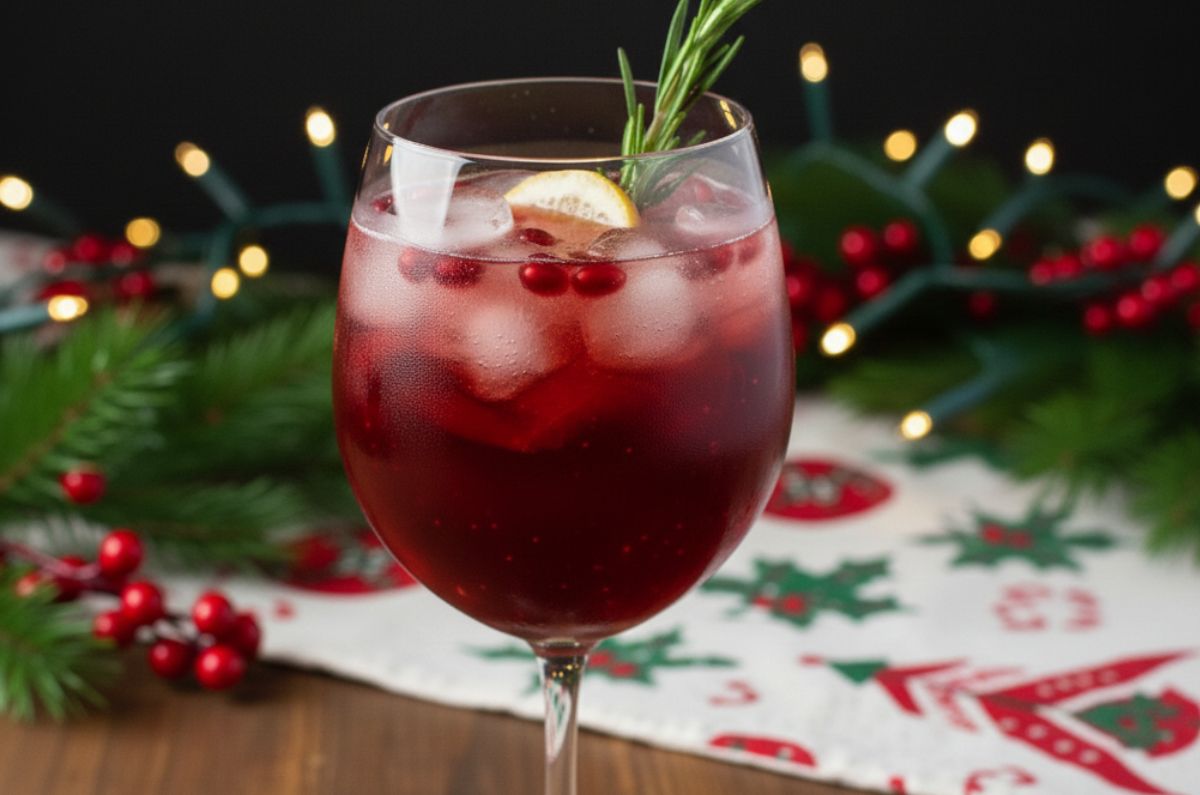 Receta de cóctel de granada y romero