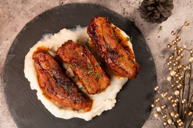 Receta de costillas a la BBQ con miel y chipotle