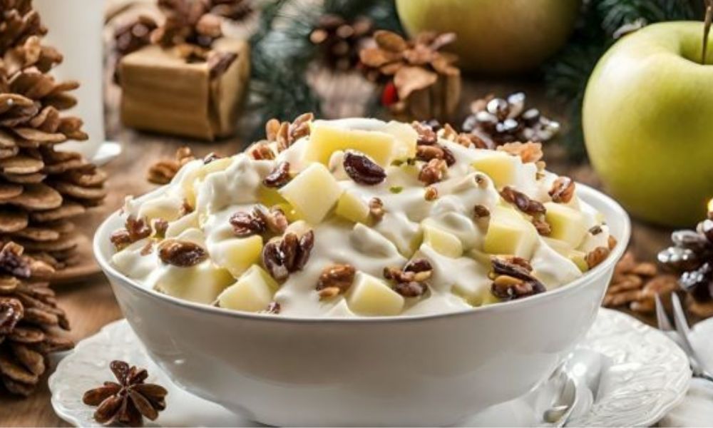 Receta de ensalada de manzana con 5 ingredientes