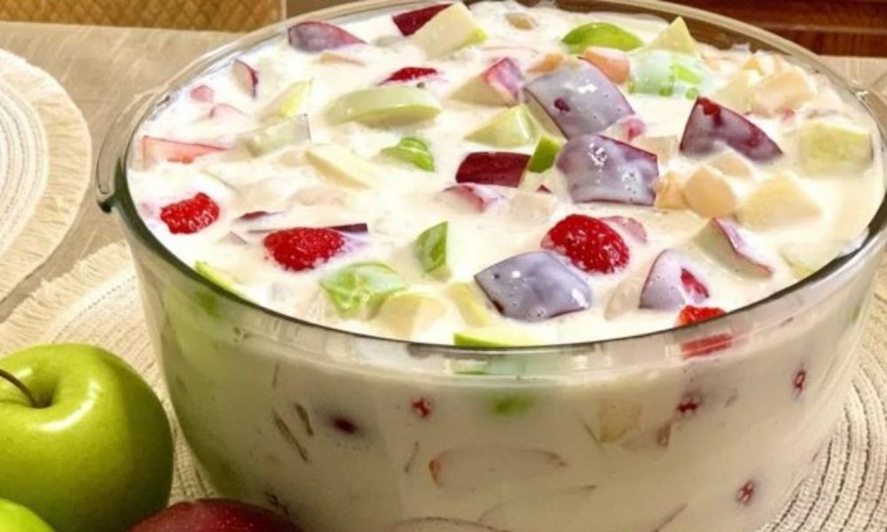 Receta de ensalada de manzana con uva verde