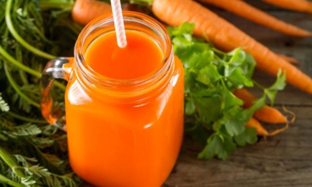Receta de jugo de zanahoria con limón