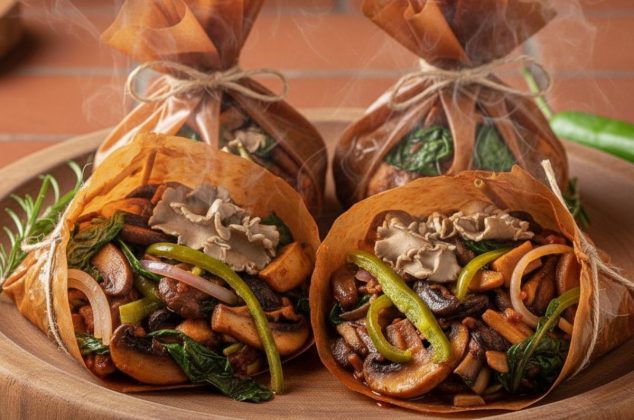 Receta de mixiotes de hongos ¡en menos de 40 minutos!