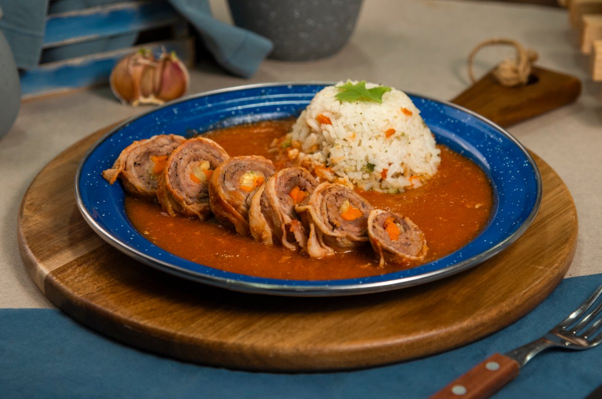 Receta de niños envueltos de carne 