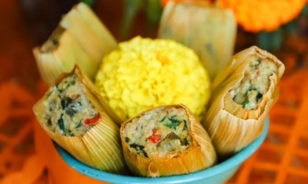 Receta de tamal vegano