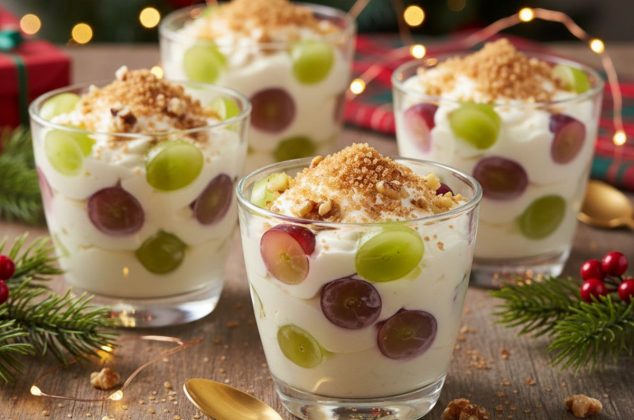 Receta de uvas a la crema ¡en solo 4 pasos!
