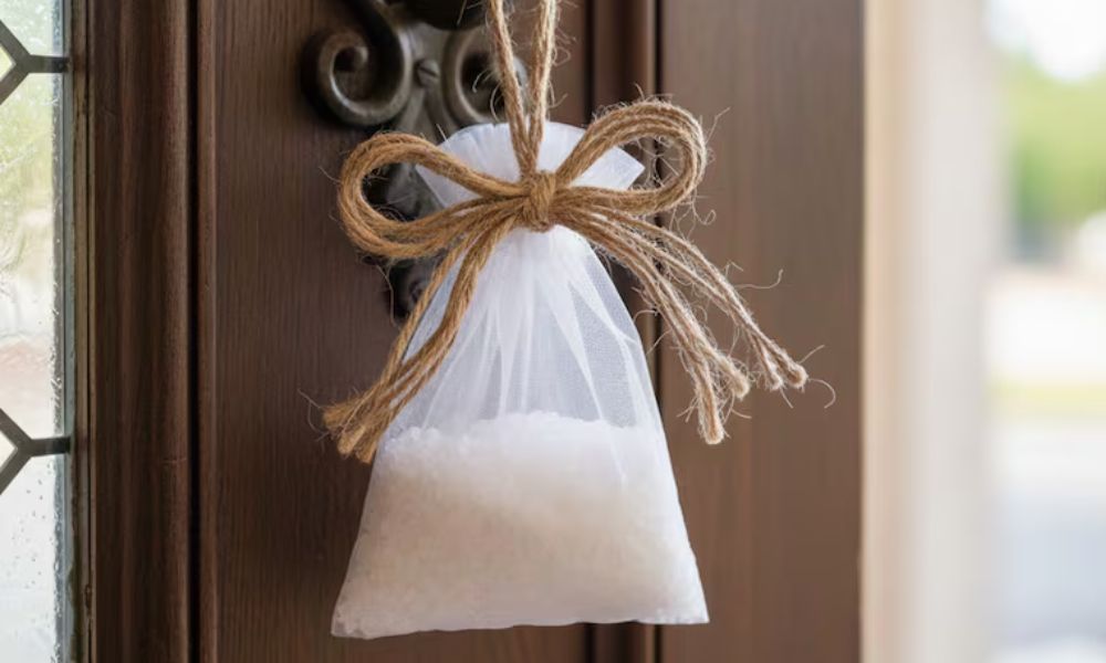 Sal en la entrada de la casa