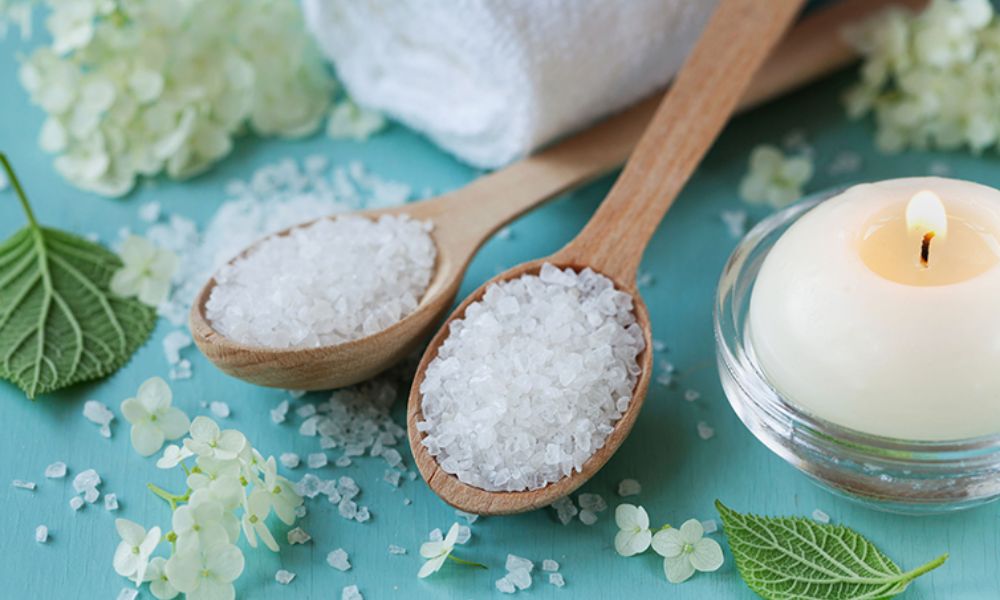 Sal marina gruesa ritual