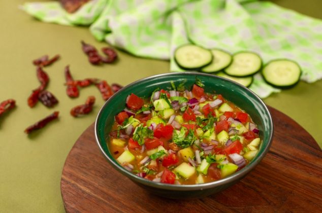 Receta de salsa de pepino para tacos