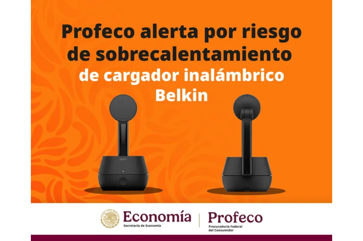alerta por cargador inalámbrico profeco