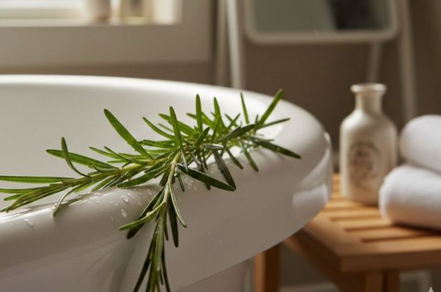 7 sorprendentes beneficios de poner una rama de romero en el baño y dónde colocarla