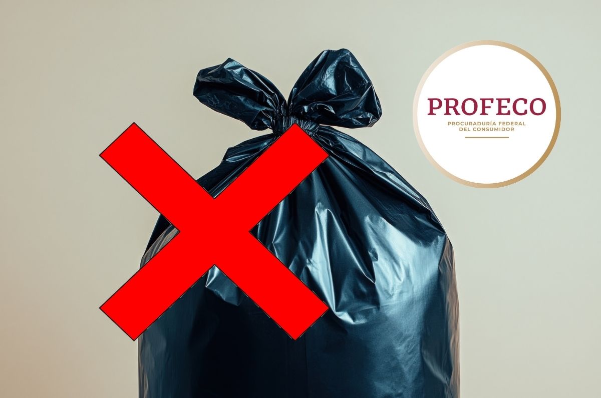 Estas bolsas de basura no resisten, advierte Profeco