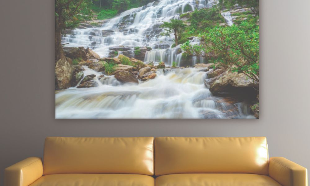 Cuadro de cascada Feng Shui
