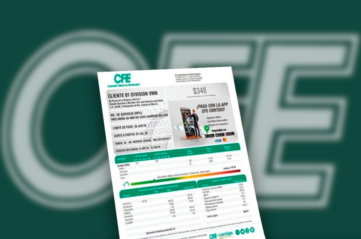 cobro de cfe por servicio