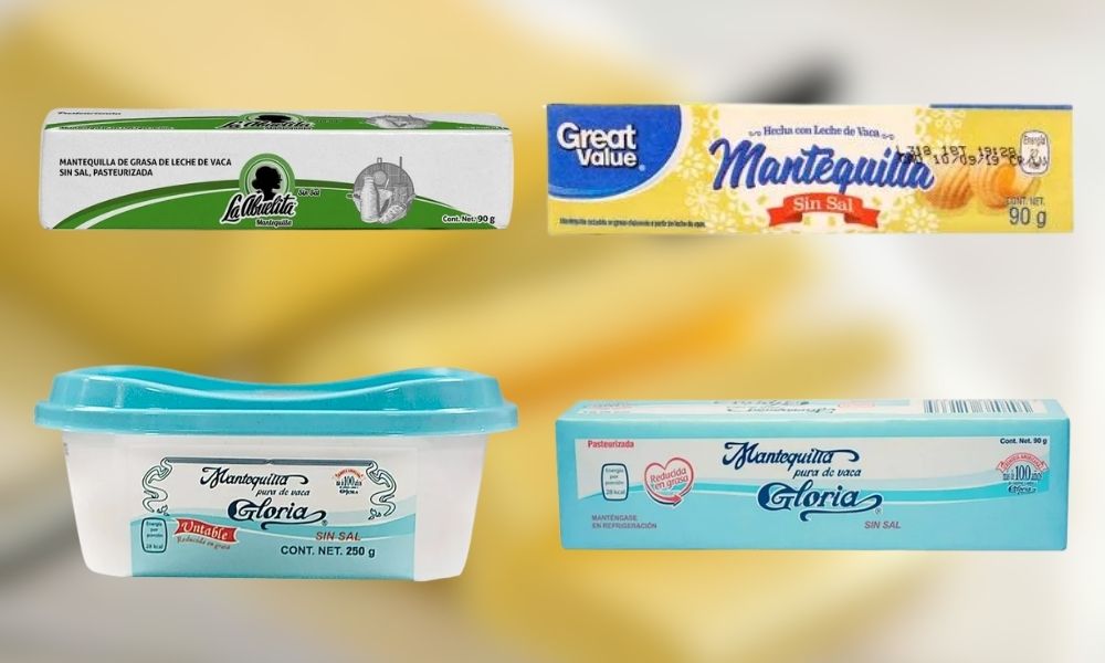 Las mantequillas menos saludables Profeco
