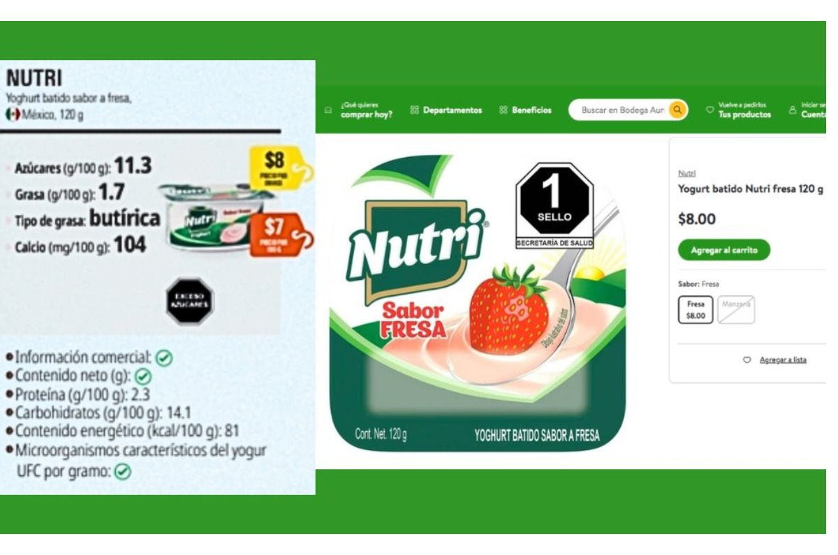 mejor yogur de fresa profeco