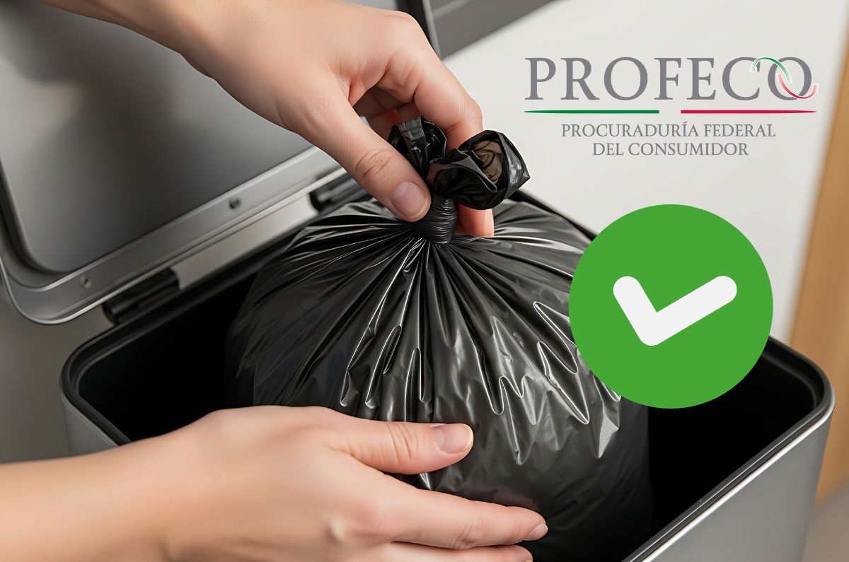 Profeco recomienda: bolsa de basura resistente a $25