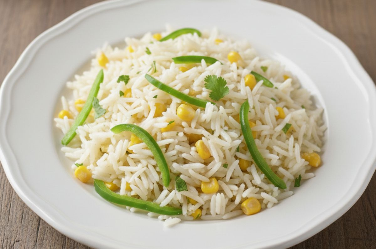 Receta de arroz blanco estilo Monterrey