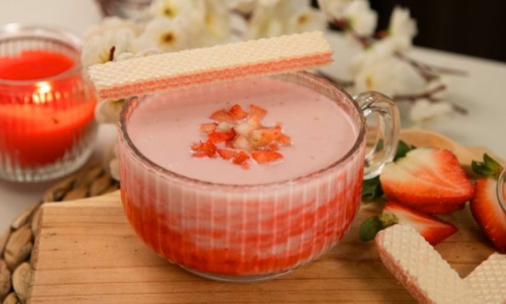 Receta de atole de fresa tradicional