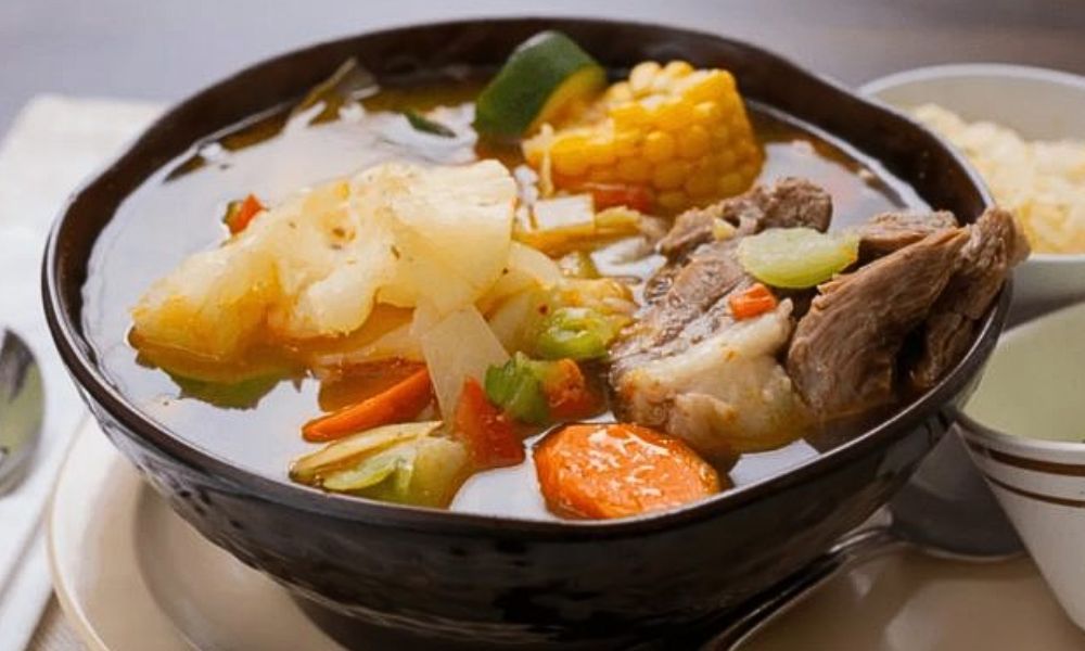 Receta de caldo de res con col