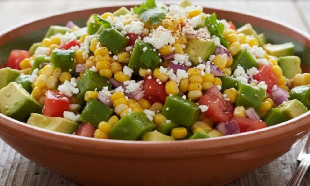 Receta de ensalada de nopales con elotes