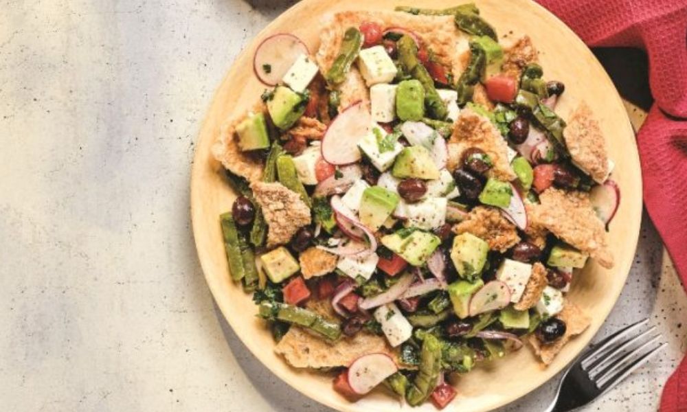 Receta de ensalada de nopales con frijoles