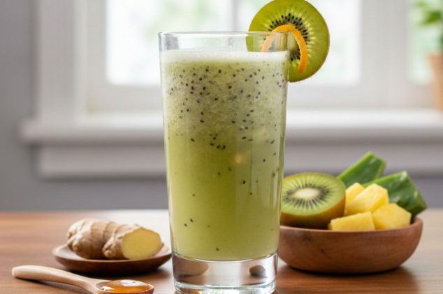 Receta de jugo antigripal de kiwi ¡en solo 5 minutos!