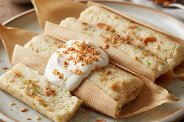 Receta de tamales de coco ¡en solo 8 pasos!