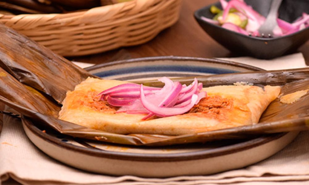 Receta de tamales oaxaqueños de cochinita pibil