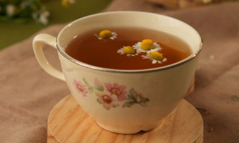 Receta de té de manzanilla con anís estrella